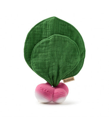 Oli & Carol Mini Doudou Teether - Ramona The Radish (Min. of 2 PK, multiples of 2 PK)