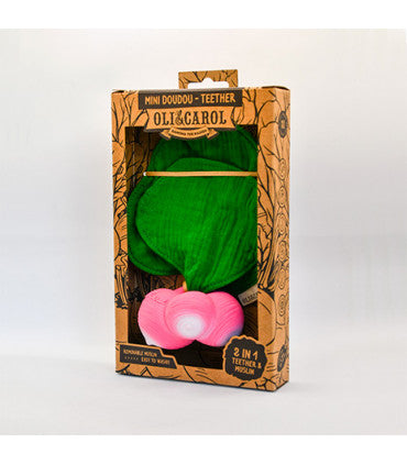 Oli & Carol Mini Doudou Teether - Ramona The Radish (Min. of 2 PK, multiples of 2 PK)
