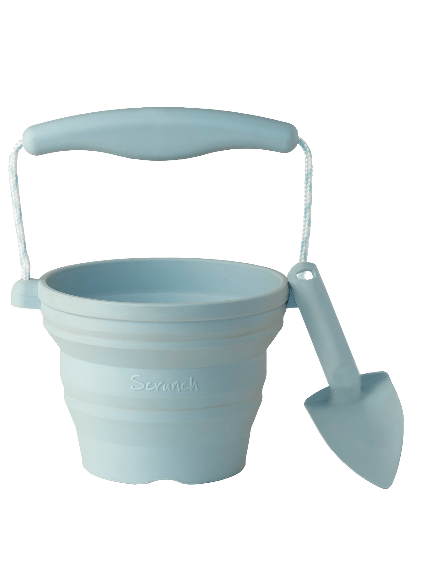 Scrunch Seedling Pot and Trowel Duck Egg Blue (Min. of 2, multiples of 2)