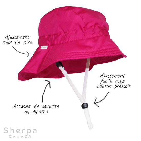 Nylon Sport Hat Fushia (Min. of 2, Multiples of 2)