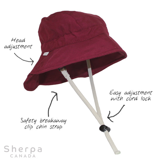 Nylon Sport Hat Raspberry (Min. of 2, Multiples of 2)