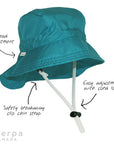 Nylon Sport Hat Turquoise (Min. of 2, Multiples of 2)