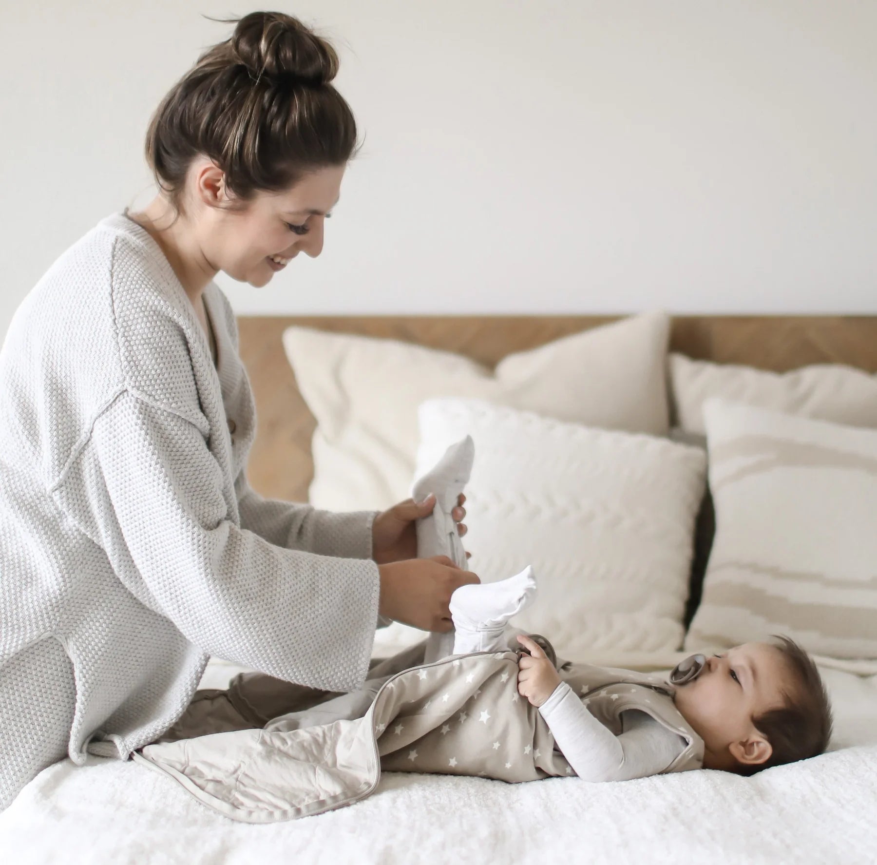 günamüna Sleep Sack Duvet Bamboo Magnolia Light 2.6 TOG (Min. of 2, multiples of 2)
