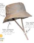Bucket Hat Sand (Min. of 2, Multiples of 2)