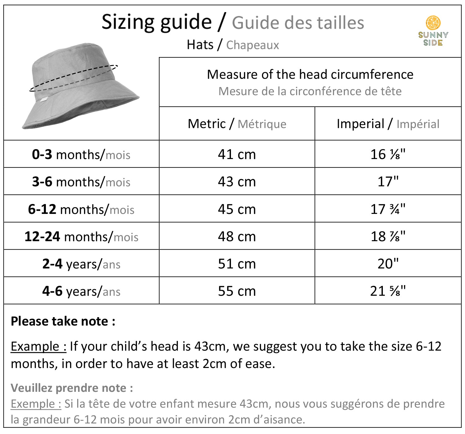 Bucket Hat Sand (Min. of 2, Multiples of 2)