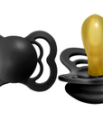 BIBS Pacifier SUPREME Latex 2 PK Black (Min. of 2 PK, multiples of 2 PK)