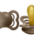 BIBS Pacifier SUPREME Latex 2 PK Dark Oak (Min. of 2 PK, multiples of 2 PK)