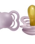 BIBS Pacifier SUPREME Latex 2 PK Dusky Lilac (Min. of 2 PK, multiples of 2 PK)