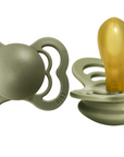 BIBS Pacifier SUPREME Latex 2 PK Olive (Min. of 2 PK, multiples of 2 PK)