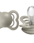 BIBS Pacifier SUPREME Silicone 2 PK Sand (Min. of 2 PK, multiples of 2 PK)