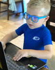 Ro Sham Bo Screen Time Blue Blocker AVN Glasses Ice Ice Baby White (Min. of 2, multiples of 2)