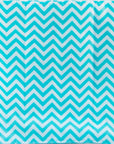 Turquoise Zig Zag Baby Paper (Min. of 6) - MAIGHAN DISTRIBUTION CANADA