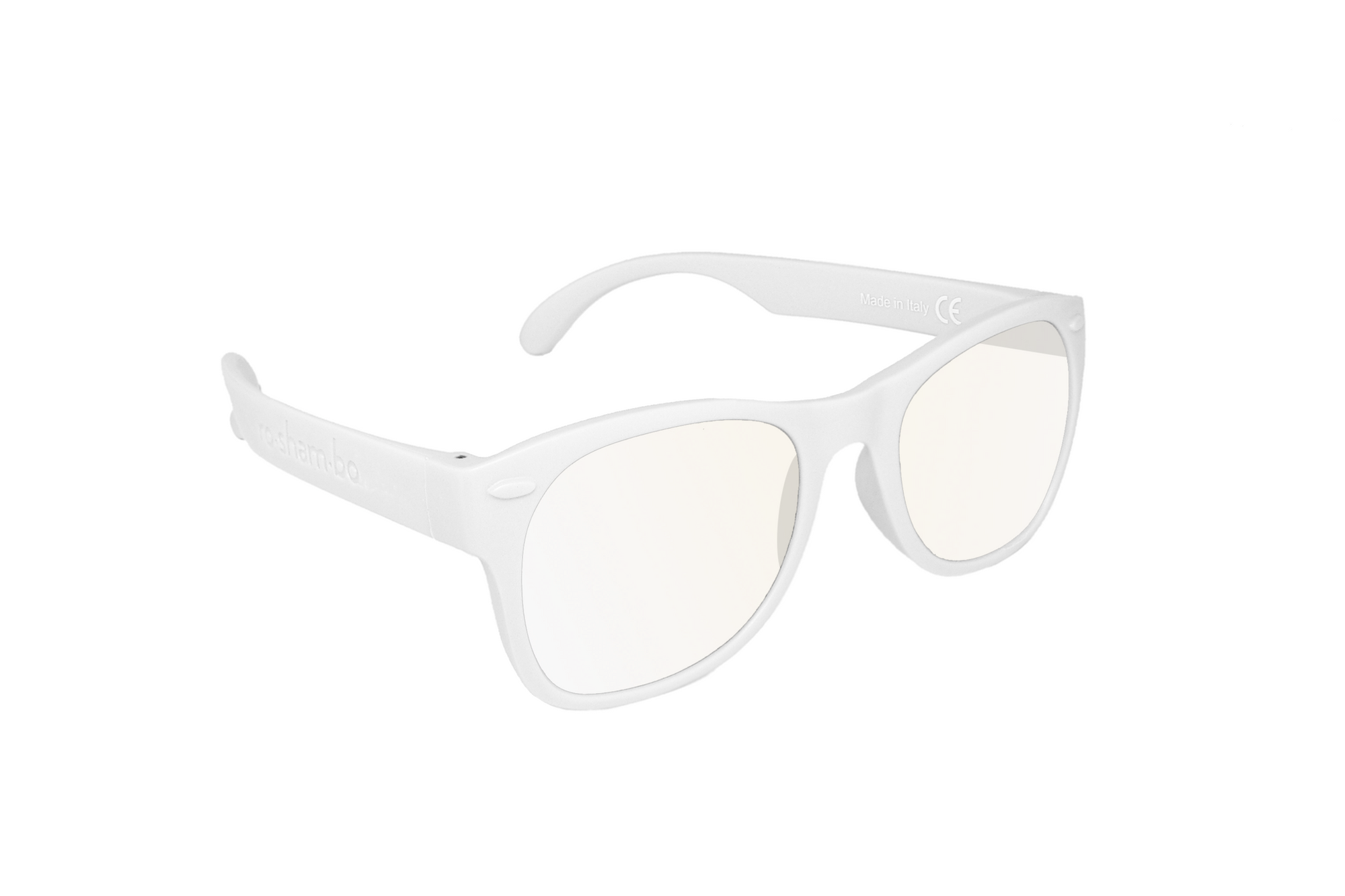 Ro Sham Bo Screen Time Blue Blocker AVN Glasses Ice Ice Baby White (Min. of 2, multiples of 2)