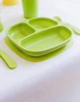 Re-Play 3 PK Packaged Divided Plates Butterfly - (Green, Bright Pink, Purple) (Min. of 2 PK, Multiples of 2 PK)