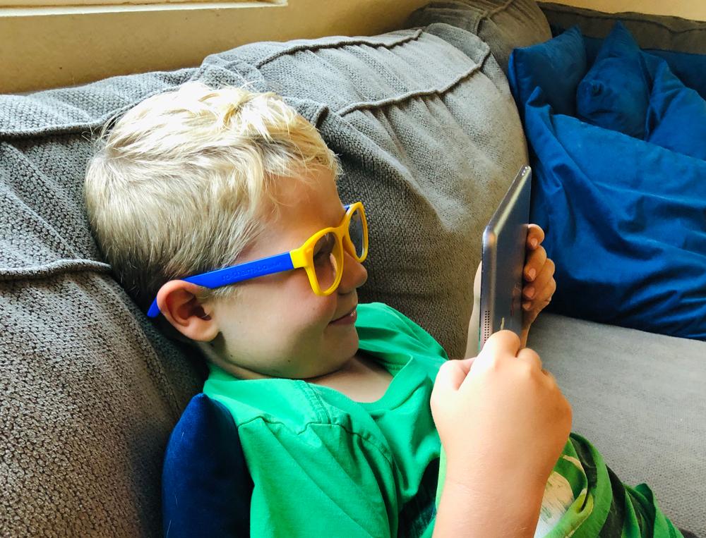 Ro Sham Bo Screen Time Blue Blocker AVN Glasses Ice Ice Baby White (Min. of 2, multiples of 2)