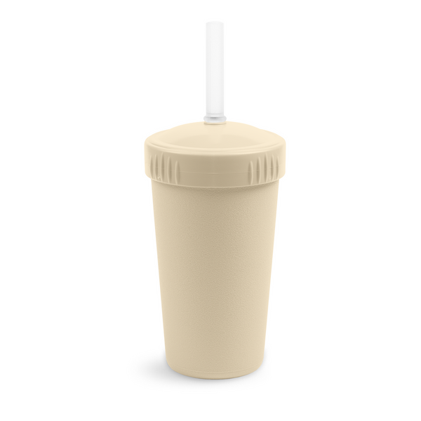 Re-Play Straw Cup with Lid & Straw Assembled - Sand (Min. of 2 PK, Multiples of 2 PK)