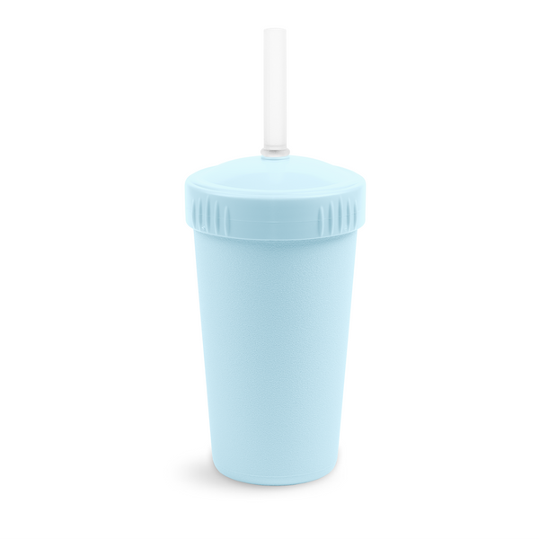 Re-Play Straw Cup with Lid & Straw Assembled - Ice Blue (Min. of 2 PK, Multiples of 2 PK)