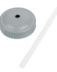 Re-Play Straw Cup with Lid & Straw Assembled - Grey (Min. of 2 PK, Multiples of 2 PK)