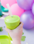 Re-Play Straw Cup with Lid & Straw Assembled - Lime Green  (Min. of 2 PK, Multiples of 2 PK)