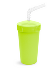 Re-Play Straw Cup with Lid & Straw Assembled - Lime Green  (Min. of 2 PK, Multiples of 2 PK)