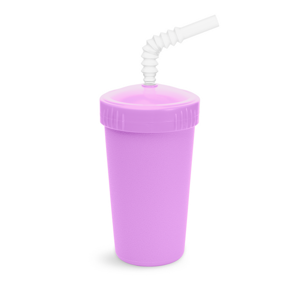 Re-Play Straw Cup with Lid & Straw Assembled -Purple  (Min. of 2 PK, Multiples of 2 PK)