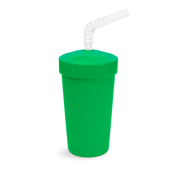 Re-Play Straw Cup with Lid & Straw Assembled - Kelly Green (Min. of 2 PK, Multiples of 2 PK)