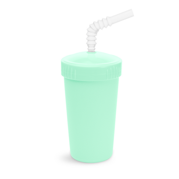 Re-Play Straw Cup with Lid & Straw Assembled -Mint  (Min. of 2 PK, Multiples of 2 PK)