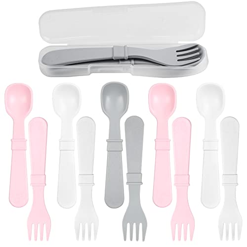 Amazon Re Play 12p - utensils with case (Ice Pink, White, Grey)