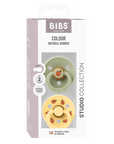 BIBS Pacifier Studio Colour 2 PACK Ladybug Latex - Sage Mix (Min. of 2 PK, multiples of 2 PK)