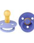 BIBS Pacifier Original COLOUR  Latex 2 PK Hush/Grape (Min. of 2 PK, multiples of 2 PK)