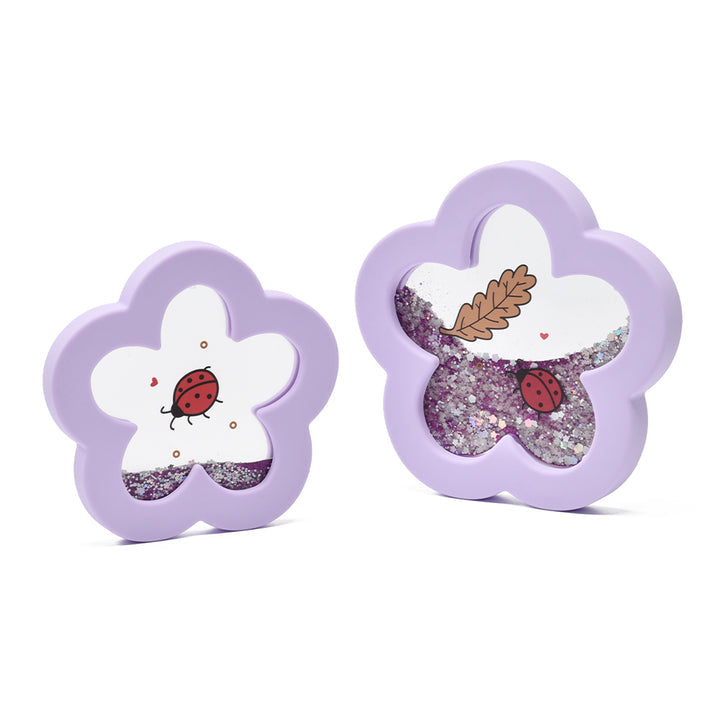 öoci Glowies Large Flower - Purple Ladybug (Min. of 2 PK, multiples of 2 PK)