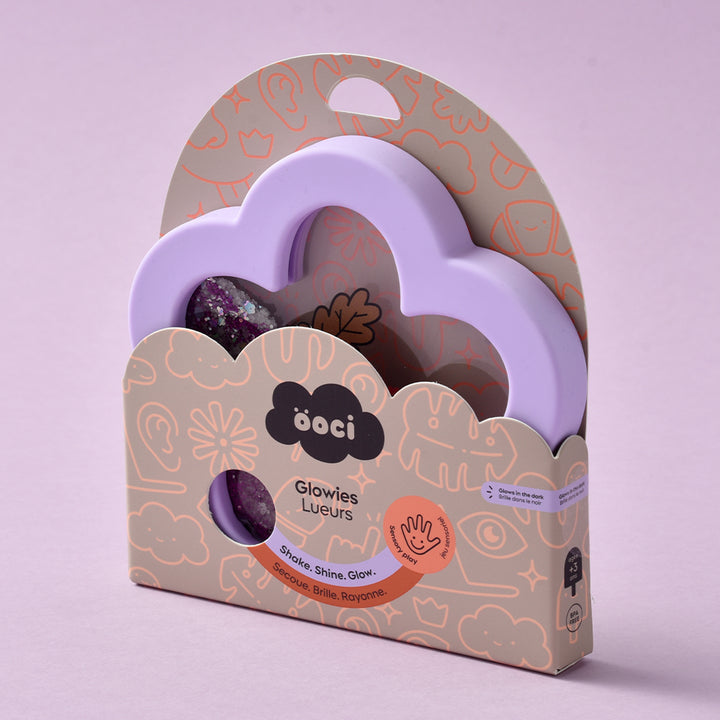 öoci Glowies Small Flower - Purple Ladybug (Min. of 2 PK, multiples of 2 PK)