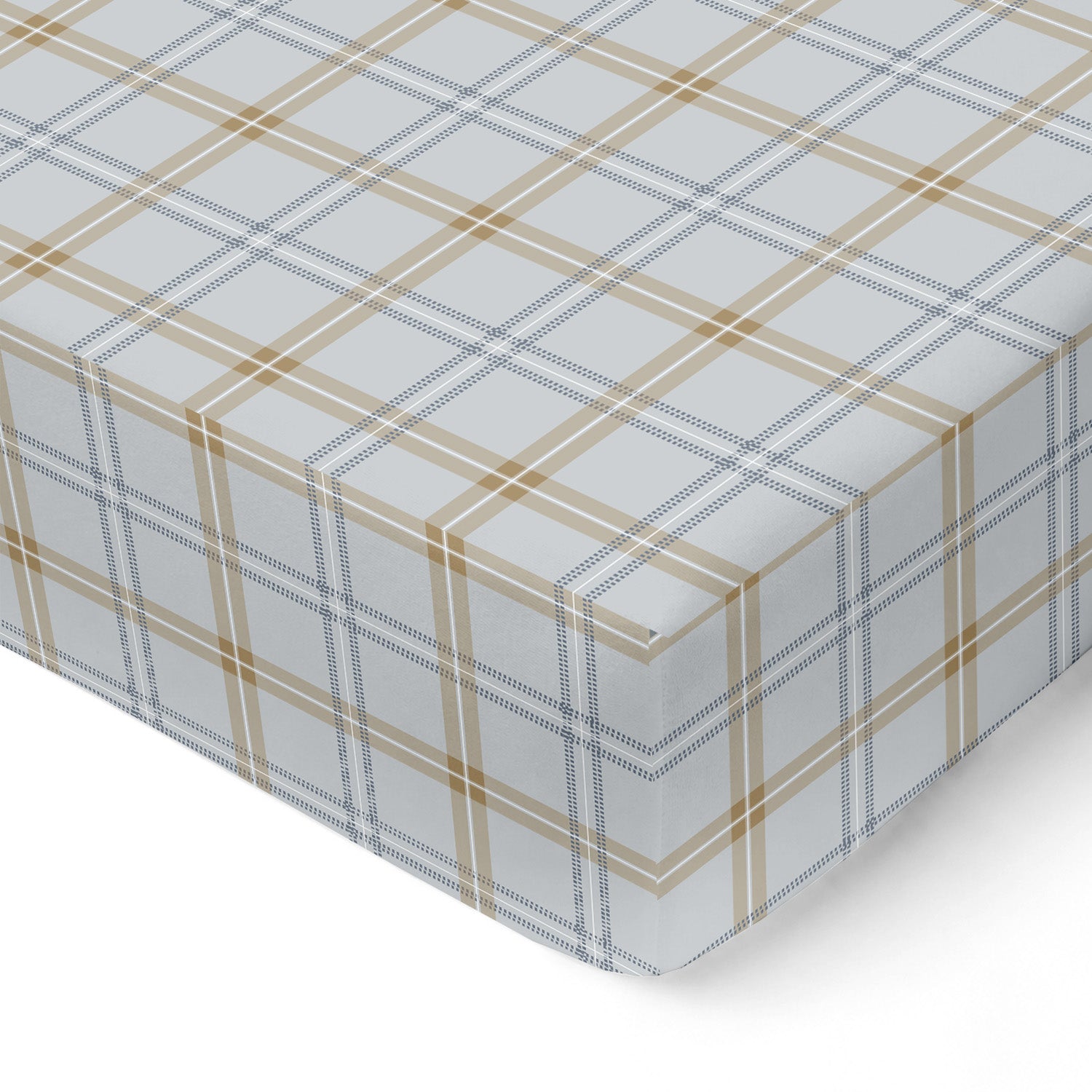 günamüna Crib Sheet - Plaid (Min. of 2, multiples of 2)