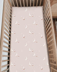 günamüna Crib Sheet - Tutu Goose (Min. of 2, multiples of 2)