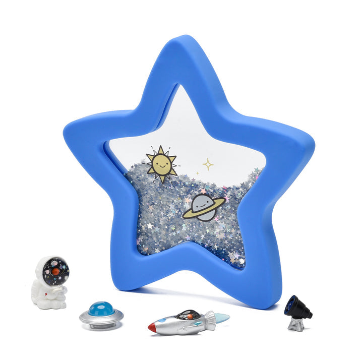öoci Glowies Small Star - Blue Space (Min. of 2 PK, multiples of 2 PK)