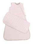 günamüna Sleep Sack Duvet Bamboo Pink Gingham 0.5 TOG (Min. of 2, multiples of 2)