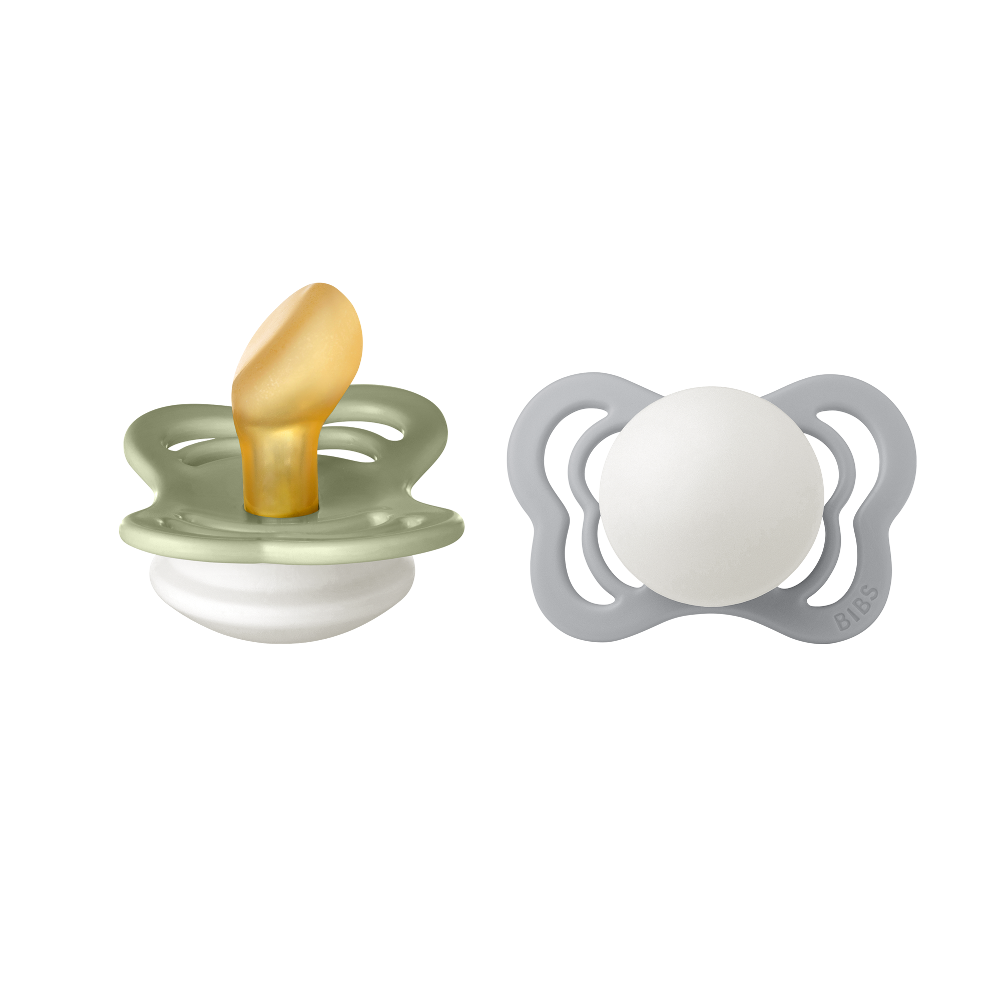 BIBS Pacifier COUTURE Latex 2 PK Blush Glow / Vanilla Glow (Min. of 2 MAIGHAN DISTRIBUTION CANADA