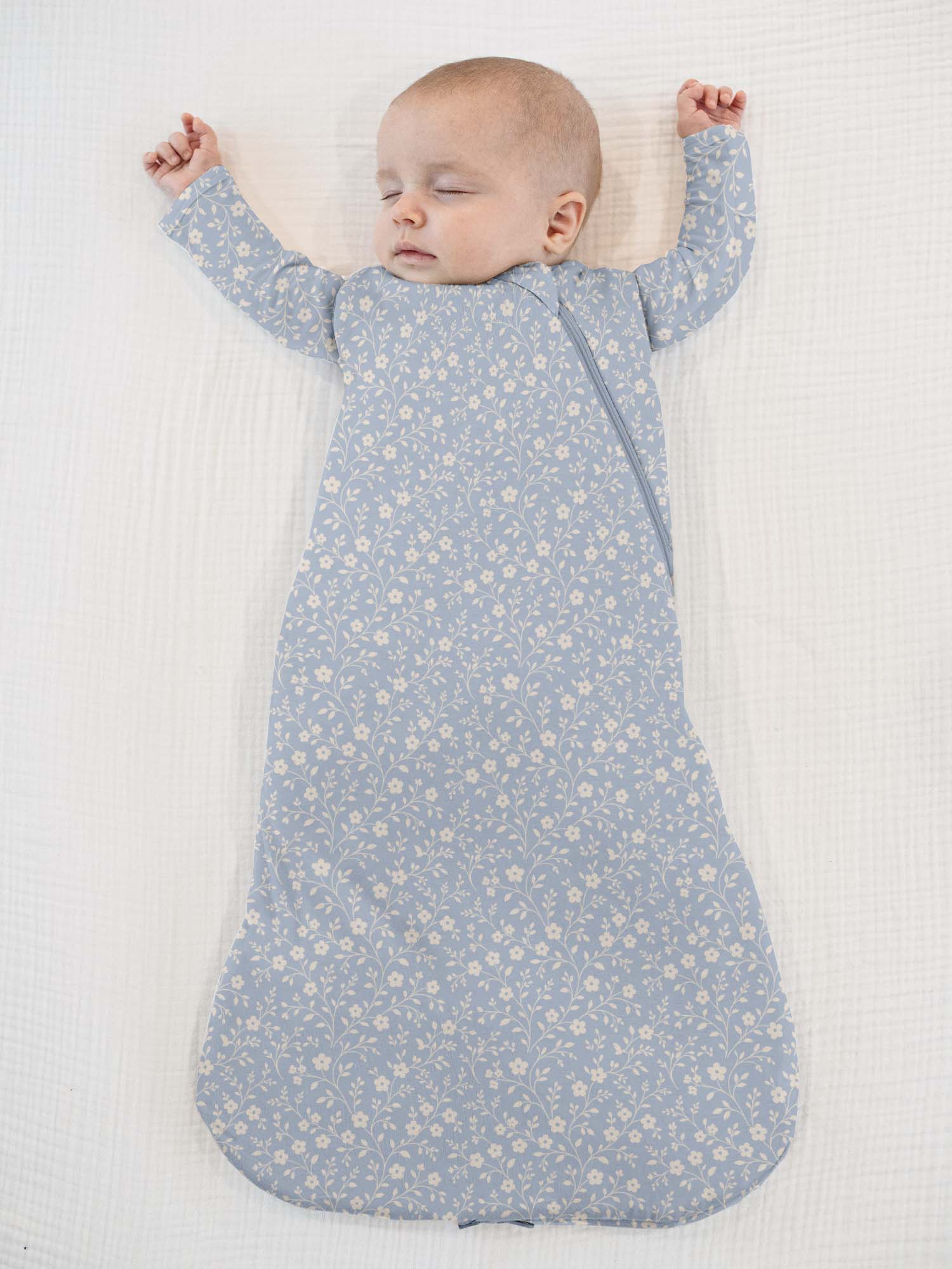günamüna Swaddle Sleep Sack Duvet Bamboo Meadow 2.5 TOG (Min. of 2, multiples of 2)