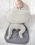 günamüna Swaddle Sleep Sack Duvet Bamboo Blue Stripe 1 TOG (Min. of 2, multiples of 2)