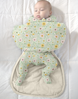 günamüna Swaddle Sleep Sack Duvet Bamboo Wild Flower 1 TOG (Min. of 2, multiples of 2)