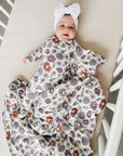 günamüna Long Sleeve Transitional Swaddle Sleep Sack Duvet Bamboo Bouquet 1 TOG (Min. of 2, multiples of 2)