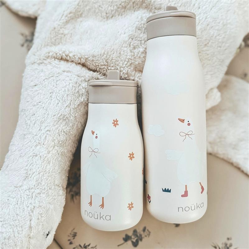 noüka Stainless Steel Drinking Bottle 10 Oz Lucie Collection - Willow The Goose (Min. of 2 PK, Multiples of 2 PK)