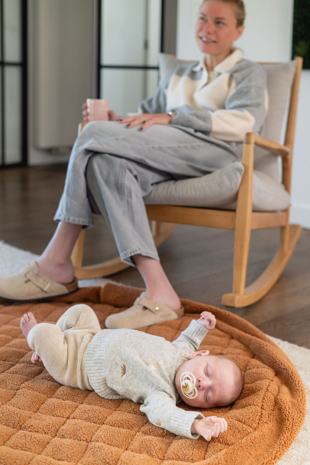 Play&amp;Go Brown Teddy noomad Soft Organic Babymat (Min of 1, multiples of 1)