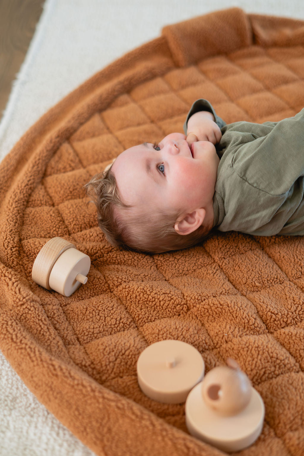 Play&amp;Go Brown Teddy noomad Soft Organic Babymat (Min of 1, multiples of 1)