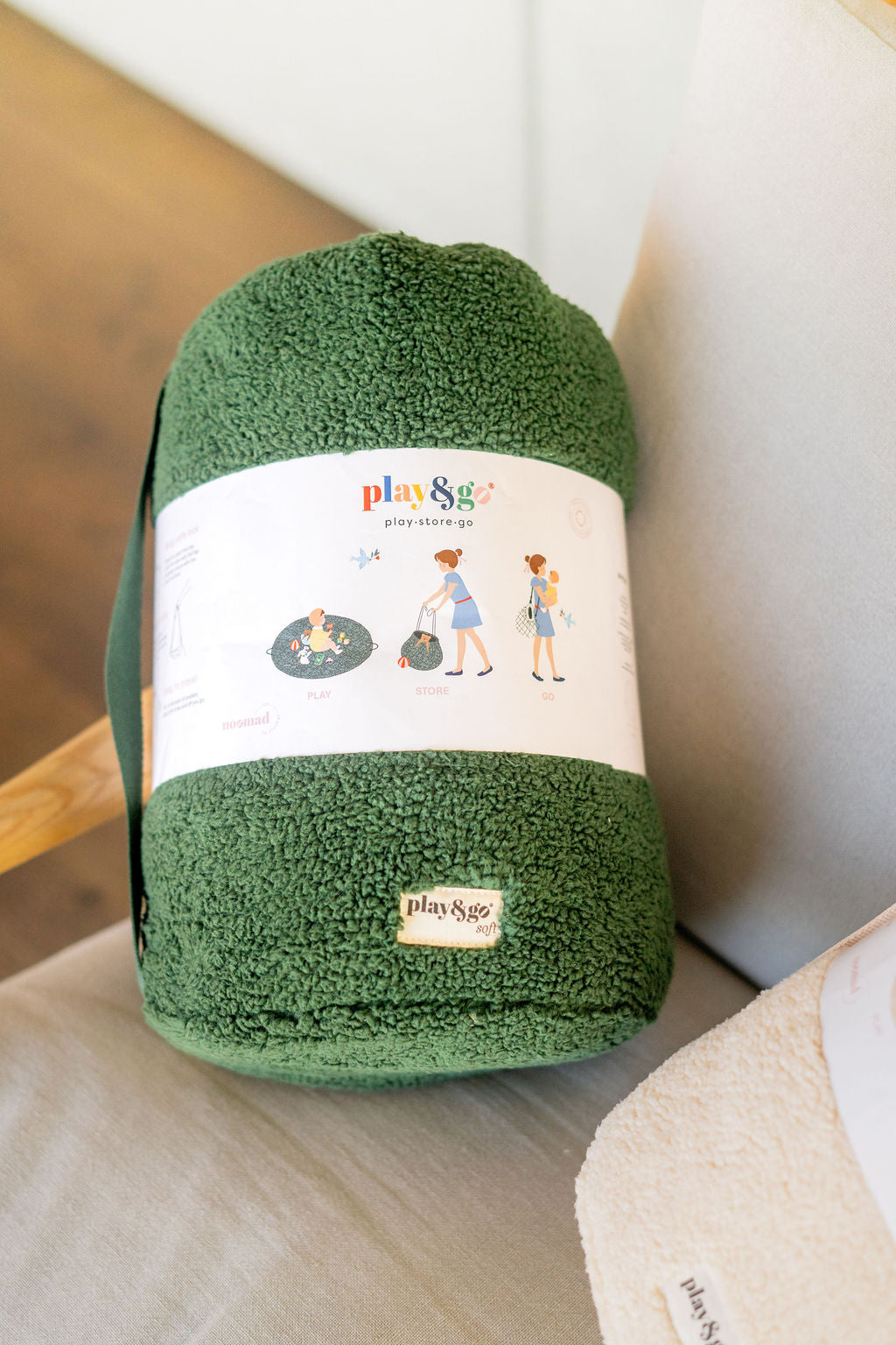 Tapis d'éveil organique Play&amp;Go Evergreen Teddy noomad Soft (Min. 1, multiples de 1)