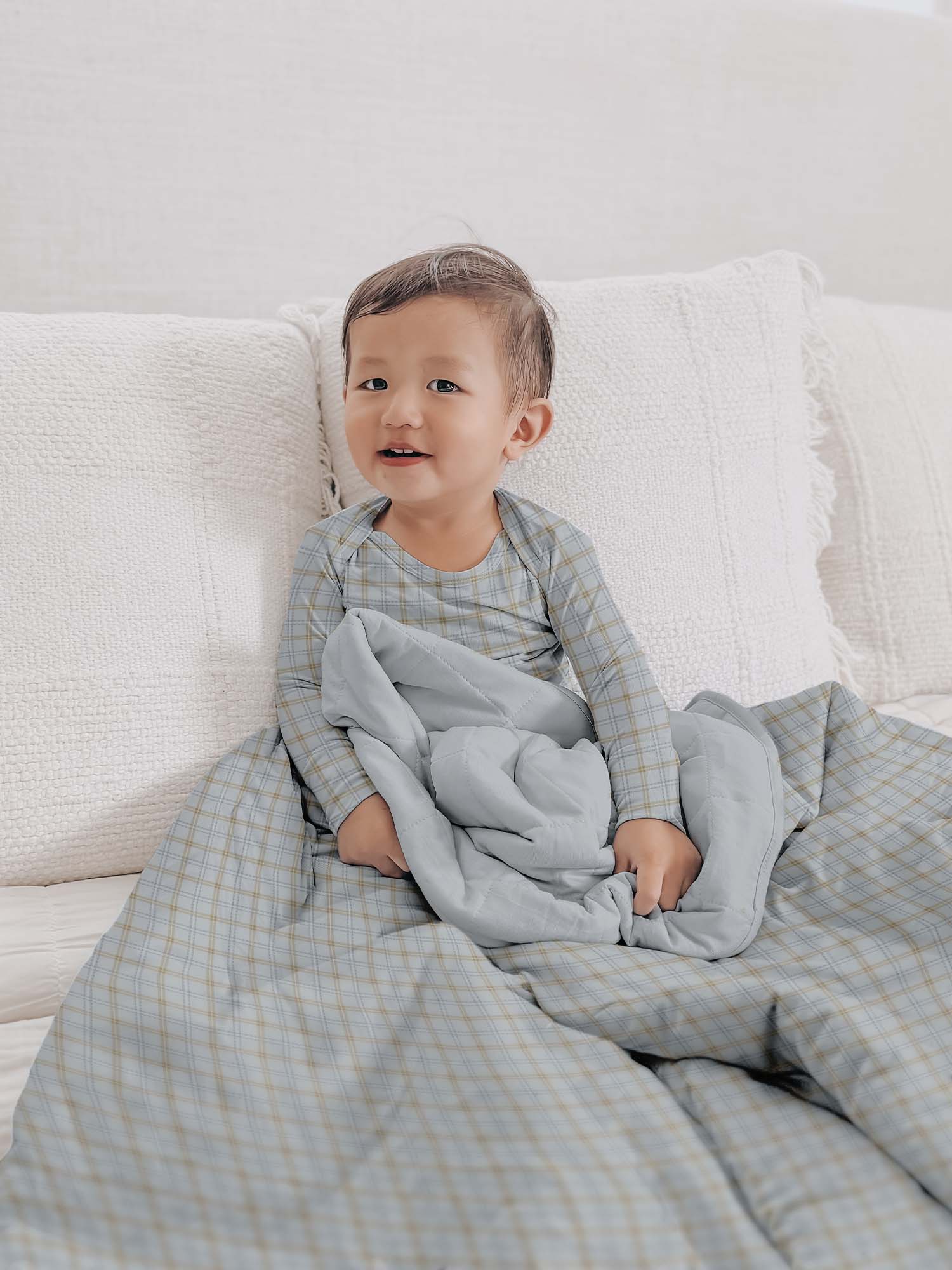 günamüna Mini Cozy Cloud Comforter Baby Blanket - Plaid 2.5 TOG (Min. of 2, multiples of 2)