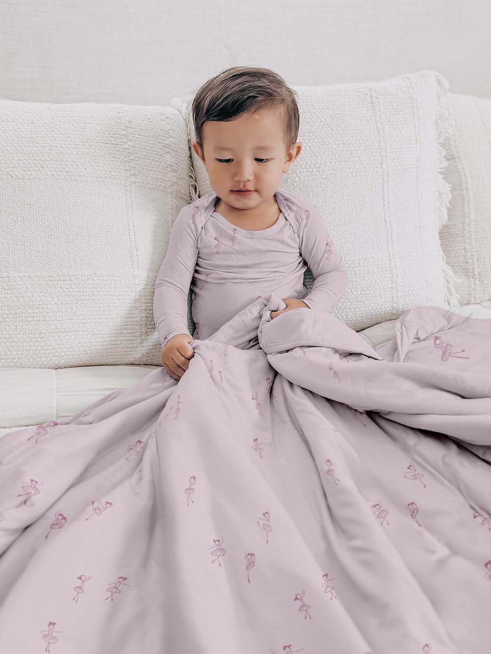 günamüna Mini Cozy Cloud Comforter Baby Blanket 1 TOG - Twirl (Min. of 2, multiples of 2)