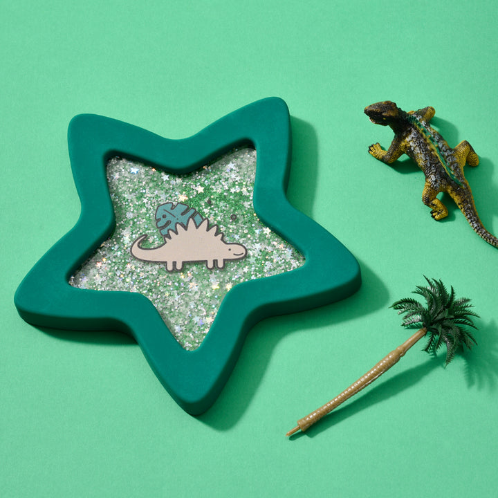 öoci Glowies Small Star - Green Dino (Min. of 2 PK, multiples of 2 PK)