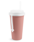 Re-Play 24oz Drinking Cup  with Lid and Straw (Adult) - Desert (Min. of 2 PK, Multiples of 2 PK)