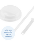 Re-Play 24oz Drinking Cup  with Lid and Straw (Adult) - Black (Min. of 2 PK, Multiples of 2 PK)
